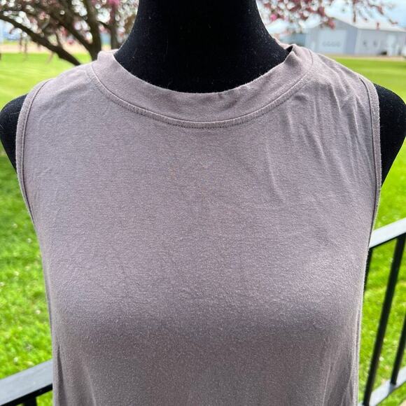 WISHLIST women's size L gray dress, wrap back - Picture 2 of 9